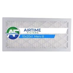 Airtime Filters Reusable 16x25x1 Merv 8 Air Filter, ABS Plastic Housing With 6 Pleated Filters For Cost-Effective Indoor Air Filtration (10x20x1 Merv 8)