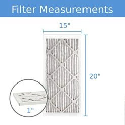 15"x20"x1" HI-E40 Extended Pleat Purolator MERV 8 Filter (4 Pack)