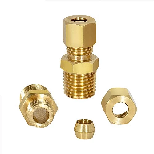 EZ-FLO 6 Inch In-Line Water Filter, Brass 1/4 Inch MIP X 7/16 Inch Compression Adapters, 60476N 5 EZ-FLO 6 Inch In-Line Water Filter, Brass 1/4 Inch MIP X 7/16 Inch Compression Adapters, 60476N - Image 3
