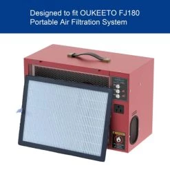 OUKEETO HEPA Air Filters, 5-Micron Outer Filter For FJ180 Air Filtration Systems (Pack Of 2) 9 OUKEETO HEPA Air Filters, 5-Micron Outer Filter For FJ180 Air Filtration Systems (Pack Of 2) -Air Filter Sales 41MqJiJDhiL