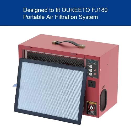 OUKEETO HEPA Air Filters, 5-Micron Outer Filter For FJ180 Air Filtration Systems (Pack Of 2) 6 OUKEETO HEPA Air Filters, 5-Micron Outer Filter For FJ180 Air Filtration Systems (Pack Of 2) - Image 4