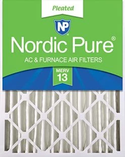 Nordic Pure 12x24x4 MERV 13 Pleated AC Furnace Air Filters 1 Pack