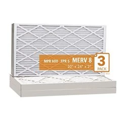 20"x24"x2" Xtreme Plus Air Guard Pleat Furnace Filter MERV 8 (3 Pack)