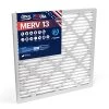 BNX TruFilter 16x25x1 MERV 13 (12-Pack) AC Furnace Air Filter - MADE IN USA - Electrostatic Pleated Air Conditioner HVAC AC Furnace Filters - Removes Pollen, Mold, Bacteria, Smoke -Air Filter Sales 41SFFKlDYCL