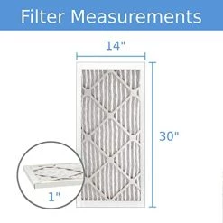 14"x30"x1" HI-E40 Extended Pleat Purolator MERV 8 Filter (4 Pack)