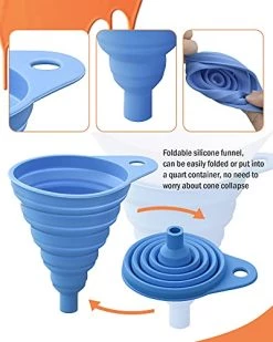 Paint Strainer With 100 Micron Filter Tips, Emapoy Disposable Paint Strainers Filters Cone With Silicone Funnel For Home, Automotive, Art, Crafts & Painting Project -Air Filter Sales 41ZXv3xB83S