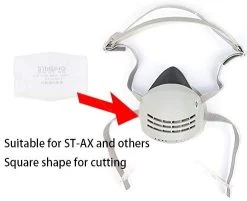 RANKSING Replacement Parts, Electrostatic High Efficiency Fiber Filter Cotton For Mesh Or Neoprene Running,10 Pack 9 RANKSING Replacement Parts, Electrostatic High Efficiency Fiber Filter Cotton For Mesh Or Neoprene Running,10 Pack -Air Filter Sales 41bx78Vs4tL