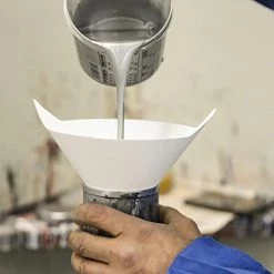 Uxcell 60Pcs Paper Paint Strainer 150 Micron 190mmx100mm Cone Paint Screen Funnel Nylon Mesh For Filtering Paint Gasoline Fuel -Air Filter Sales 41cTWblOuaL