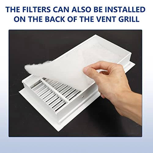 Wintcomfort Air Vent Filter Kit For Home With Installation Tape - 20" W X 90" H Electrostatic Media Airduct Filter For AC & Heating, Registers & Grilles, HVAC, More Than 36 Filters Per Pack 6 Wintcomfort Air Vent Filter Kit For Home With Installation Tape - 20" W X 90" H Electrostatic Media Airduct Filter For AC & Heating, Registers & Grilles, HVAC, More Than 36 Filters Per Pack - Image 4
