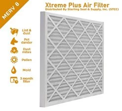 Sterling Seal KP-5251104783 Purolator Key Pleat Extended Surface Pleated Air Filter, Mechanical MERV 8, 13.50" Height, 1.75" Thick, 19.50" Width (Pack Of 12) -Air Filter Sales 41ku68gqWOL 1