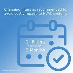 15"x20"x1" HI-E40 Extended Pleat Purolator MERV 8 Filter (4 Pack) -Air Filter Sales 41lj7ALfmPL