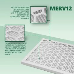 16x20x1 Manual Reusable Air Filter，MERV 12 Pleated Air Filter Replacement (Actual Size: 15.5"x19.5"x0.75"), 1 Frame + 4 Piece -Air Filter Sales 41neuCb68PL 1