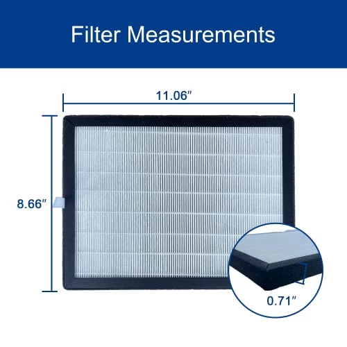 OUKEETO HEPA Air Filters, 5-Micron Outer Filter For FJ180 Air Filtration Systems (Pack Of 2) 4 OUKEETO HEPA Air Filters, 5-Micron Outer Filter For FJ180 Air Filtration Systems (Pack Of 2) - Image 2