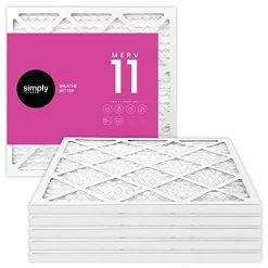 Simply By MervFilters 10x20x1 Air Filters, Merv 11, MPR 1000, AC Furnace Air Filter 6 Pack