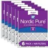 Nordic Pure 10x10x1 (9 1/2 X 9 1/2 X 3/4) Pleated MERV 8 Air Filters 6 Pack 1 Nordic Pure 10x10x1 (9 1/2 X 9 1/2 X 3/4) Pleated MERV 8 Air Filters 6 Pack -Air Filter Sales 510gkwF0kkL