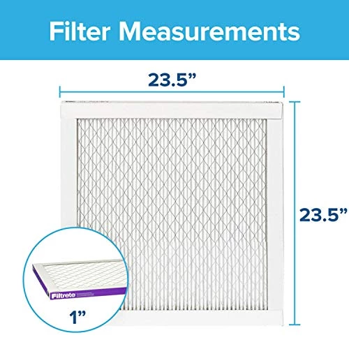 Filtrete 23.5x23.5x1 Air Filter, MPR 1500, MERV 12, Healthy Living Ultra-Allergen 3-Month Pleated 1-Inch Air Filters, 6 Filters 4 Filtrete 23.5x23.5x1 Air Filter, MPR 1500, MERV 12, Healthy Living Ultra-Allergen 3-Month Pleated 1-Inch Air Filters, 6 Filters - Image 2