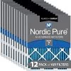 Nordic Pure 14x25x1 MERV 7 Pleated Plus Carbon AC Furnace Air Filters 12 Pack -Air Filter Sales 51BV8G4w4fL