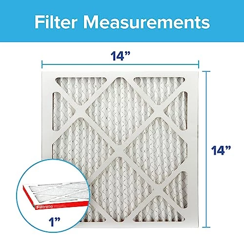 Filtrete 14x14x1 Air Filter MPR 1000 MERV 11, Allergen Defense, 6-Pack (exact Dimensions 13.81x13.81x0.81) 3 Filtrete 14x14x1 Air Filter MPR 1000 MERV 11, Allergen Defense, 6-Pack (exact Dimensions 13.81x13.81x0.81)