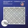 ESfilter 20x25x1 Air Filter MERV 8 Dust Defense Pleated HVAC AC Furnace Air Filters Replacement (Actual Size: 19.50 X 24.50 X 0.75 Inches)