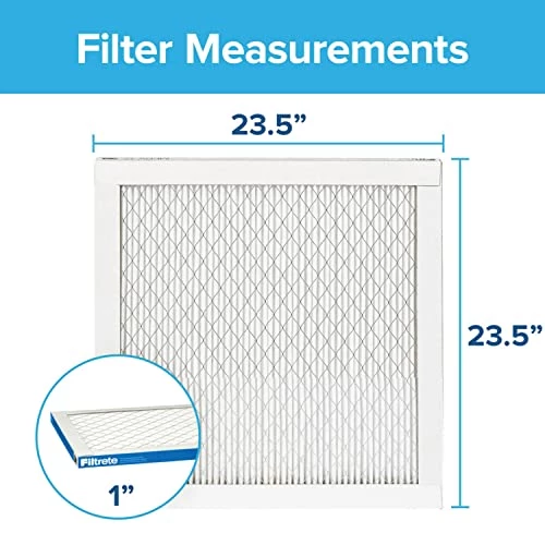 Filtrete 23.5x23.5x1 Air Filter, MPR 1900, MERV 13, Healthy Living Ultimate Allergen 3-Month Pleated 1-Inch Air Filters, 6 Filters 5 Filtrete 23.5x23.5x1 Air Filter, MPR 1900, MERV 13, Healthy Living Ultimate Allergen 3-Month Pleated 1-Inch Air Filters, 6 Filters - Image 3