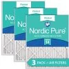 Nordic Pure 14x24x1 (13 3/4 X 23 3/4 X 3/4) Pleated MERV 14 Air Filters 3 Pack -Air Filter Sales 51GpqGawnLL