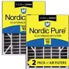 Nordic Pure 20x25x5 MERV 10 Pleated Air Bear Plus Carbon Replacement AC Furnace Air Filters 2 Pack 1 Nordic Pure 20x25x5 MERV 10 Pleated Air Bear Plus Carbon Replacement AC Furnace Air Filters 2 Pack -Air Filter Sales 51LueHqmu5L