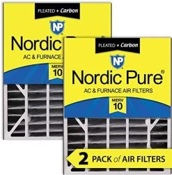 Nordic Pure 20x25x5 MERV 10 Pleated Air Bear Plus Carbon Replacement AC Furnace Air Filters 2 Pack 25 Nordic Pure 20x25x5 MERV 10 Pleated Air Bear Plus Carbon Replacement AC Furnace Air Filters 2 Pack -Air Filter Sales 51LueHqmu5L. AC
