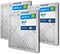 12" X 20" AC Filter Merv 8 Filter For HVAC Return Filter Grille [Actual Dimensions: 11.75" X 19.75"] -Air Filter Sales 51NdNwMSWsL. AC 1