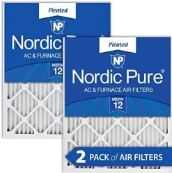 Nordic Pure 10x10x1 MERV 13 Pleated Plus Carbon AC Furnace Air Filters 2 Pack -Air Filter Sales 51O ScYE66L. AC