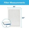 Filtrete 14x20x1 Air Filter, MPR 2200, MERV 13, Healthy Living Elite Allergen 3-Month Pleated 1-Inch Air Filters, 6 Filters
