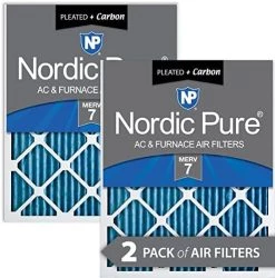 Nordic Pure 10x10x1 MERV 13 Pleated Plus Carbon AC Furnace Air Filters 2 Pack -Air Filter Sales 51Qbpg2DBcL. AC