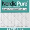 Nordic Pure 14x24x1 MERV 14 Pleated AC Furnace Air Filters 12 Pack 1 Nordic Pure 14x24x1 MERV 14 Pleated AC Furnace Air Filters 12 Pack -Air Filter Sales 51SPMfFuA3L