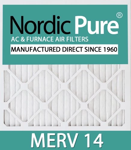 Nordic Pure 14x24x1 MERV 14 Pleated AC Furnace Air Filters 12 Pack 3 Nordic Pure 14x24x1 MERV 14 Pleated AC Furnace Air Filters 12 Pack