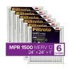 Filtrete 24x24x1 Air Filter, MPR 1500, MERV 12, Healthy Living Ultra-Allergen 3-Month Pleated 1-Inch Air Filters, 6 Filters -Air Filter Sales 51UNDtKkApL