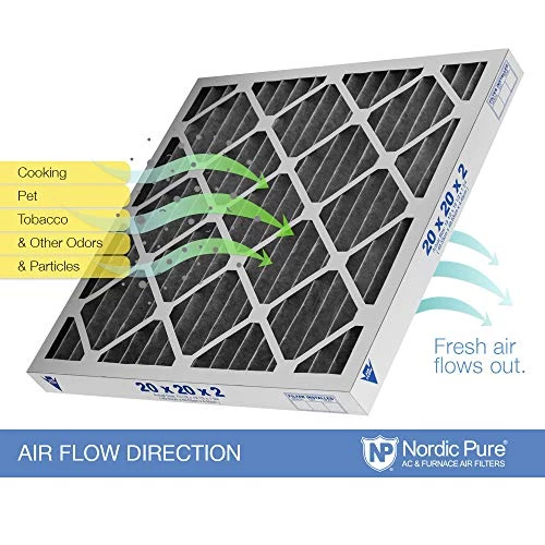 Nordic Pure 18x18x2 MERV 12 Pleated Plus Carbon AC Furnace Air Filters 3 Pack 5 Nordic Pure 18x18x2 MERV 12 Pleated Plus Carbon AC Furnace Air Filters 3 Pack - Image 3