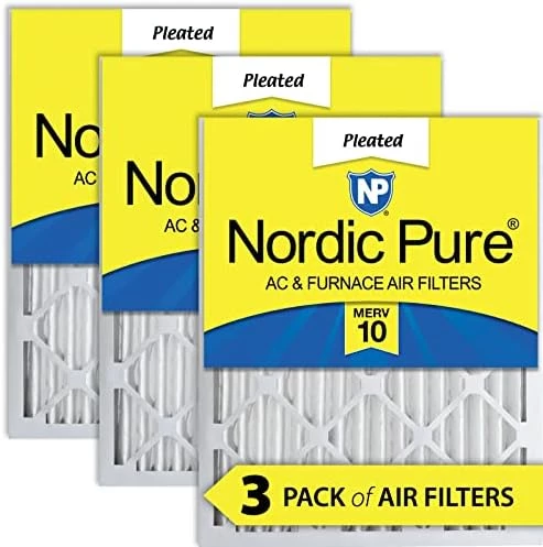 Nordic Pure 18x18x2 MERV 12 Pleated Plus Carbon AC Furnace Air Filters 3 Pack 16 Nordic Pure 18x18x2 MERV 12 Pleated Plus Carbon AC Furnace Air Filters 3 Pack - Image 14