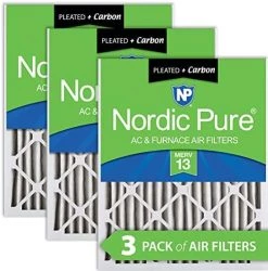 Nordic Pure 24x30x2 MERV 7 Pleated Plus Carbon AC Furnace Air Filters 3 Pack -Air Filter Sales 51ZVwAGjEiL. AC