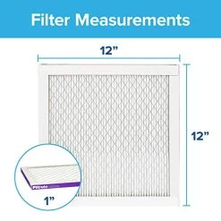 Filtrete 12x12x1 Air Filter, MPR 1500, MERV 12, Healthy Living Ultra-Allergen 3-Month Pleated 1-Inch Air Filters, 6 Filters