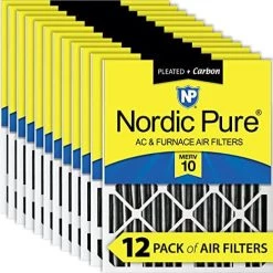 Nordic Pure 18x18x2 MERV 12 Pleated Plus Carbon AC Furnace Air Filters 3 Pack 21 Nordic Pure 18x18x2 MERV 12 Pleated Plus Carbon AC Furnace Air Filters 3 Pack -Air Filter Sales 51j1QNo10L. AC