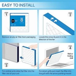 Simply By MervFilters, 20x22x1 (Actual Size) Air Filter, MERV 8, MPR 600, AC Furnace Air Filter, 6 Pack -Air Filter Sales 51lFEuvGULL 2