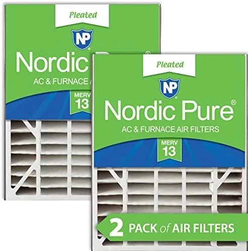 Nordic Pure 20x25x5 MERV 10 Pleated Air Bear Plus Carbon Replacement AC Furnace Air Filters 2 Pack 16 Nordic Pure 20x25x5 MERV 10 Pleated Air Bear Plus Carbon Replacement AC Furnace Air Filters 2 Pack - Image 14