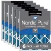 Nordic Pure 14x24x1 MERV 7 Pleated Plus Carbon AC Furnace Air Filters 6 Pack -Air Filter Sales 51qYoiTb8DL 1