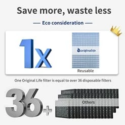 Originallife Washable Reusable HVAC | AC | Air Conditioner | Furnace Air Filter Replacement 20x25x1 MERV 8, 2-pack 9 Originallife Washable Reusable HVAC | AC | Air Conditioner | Furnace Air Filter Replacement 20x25x1 MERV 8, 2-pack -Air Filter Sales 51u3nTwnJlL