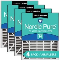 Nordic Pure 20x25x5 MERV 10 Pleated Air Bear Plus Carbon Replacement AC Furnace Air Filters 2 Pack 31 Nordic Pure 20x25x5 MERV 10 Pleated Air Bear Plus Carbon Replacement AC Furnace Air Filters 2 Pack -Air Filter Sales 51vUMspfAFL. AC