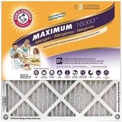 20x20x1 Arm And Hammer; Max Allergen Air Filter, MERV 11 (4-pack)